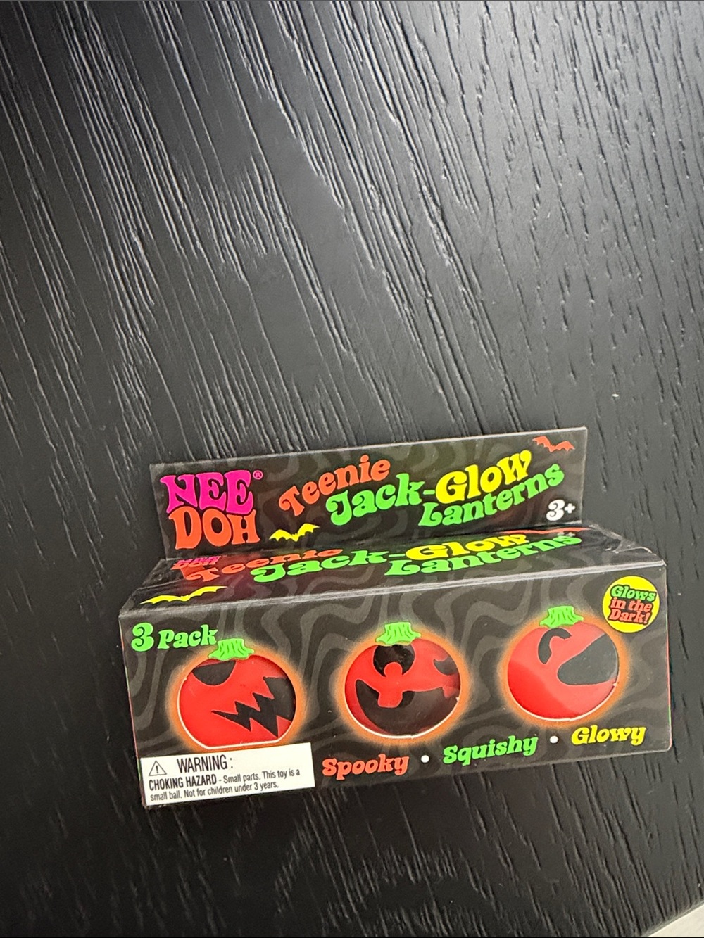 Nee doh Teenie Jack-Glow Lanterns - Orange Glow (3 Pack)